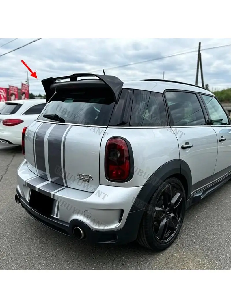 Für BMW Mini R60 Countryman Coopers 2010-2016 Carbonfaser Heckklappen-Dachspoilerlippe