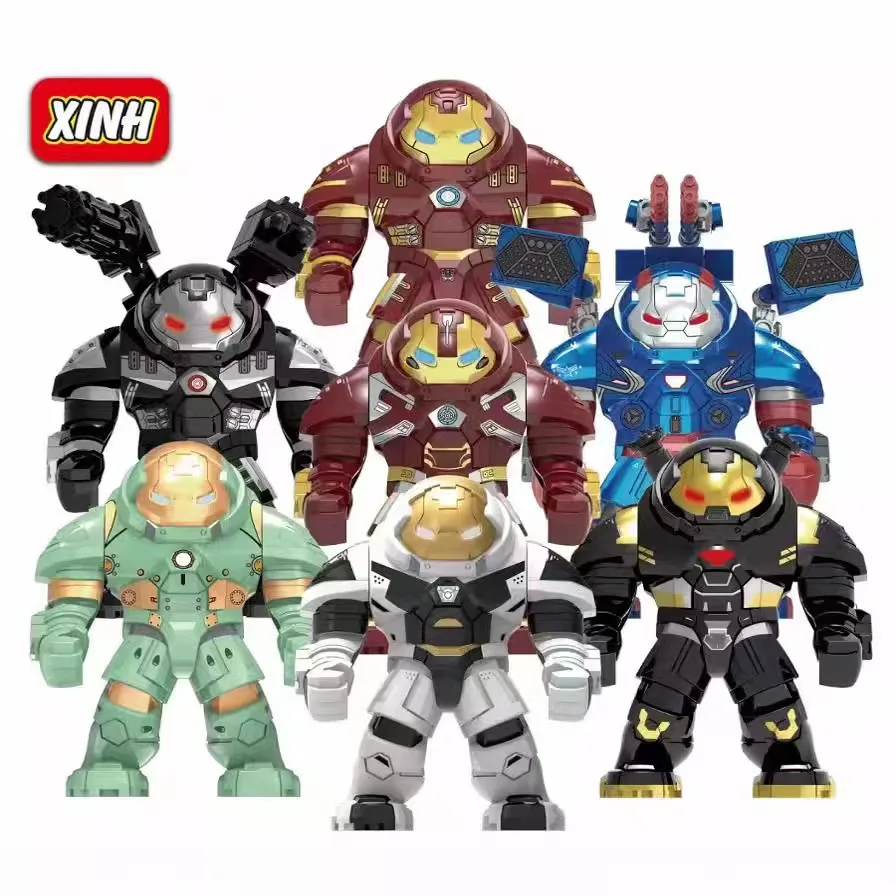 Marvel Building Blocks Superhero Anti Hulk Mech Thanos Spider Man City Gift Venom Toy Children's Birthday Gift