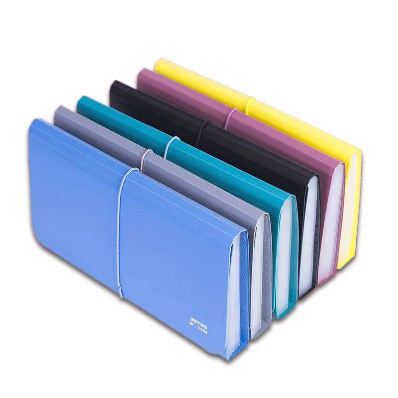 A6 Expanding File Folder Portable Wallet Organ Bag Documents Organizer File Pouch Bill Receipt Folder School Office Supplies