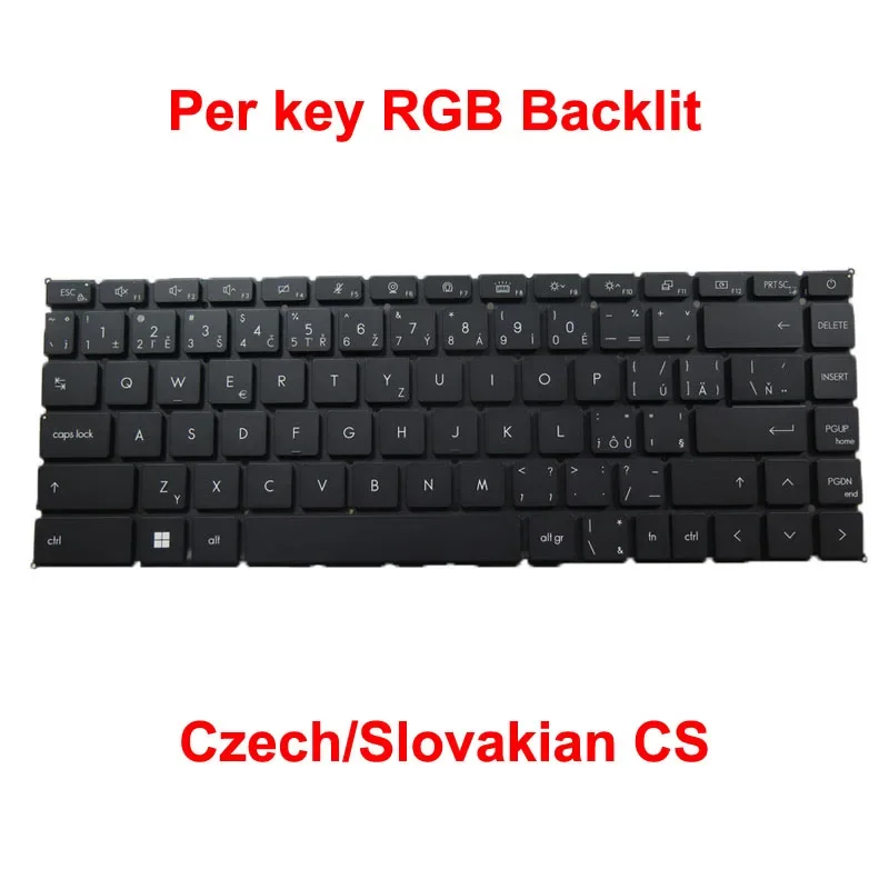 Imagem -03 - Teclado Retroiluminado Rgb para Msi V203022ak2 cu ar Ser cs fr po tr S1n2er2h1sa0 S1n2ecs2k1sa0 S1n2ep2l1sa0 Novo