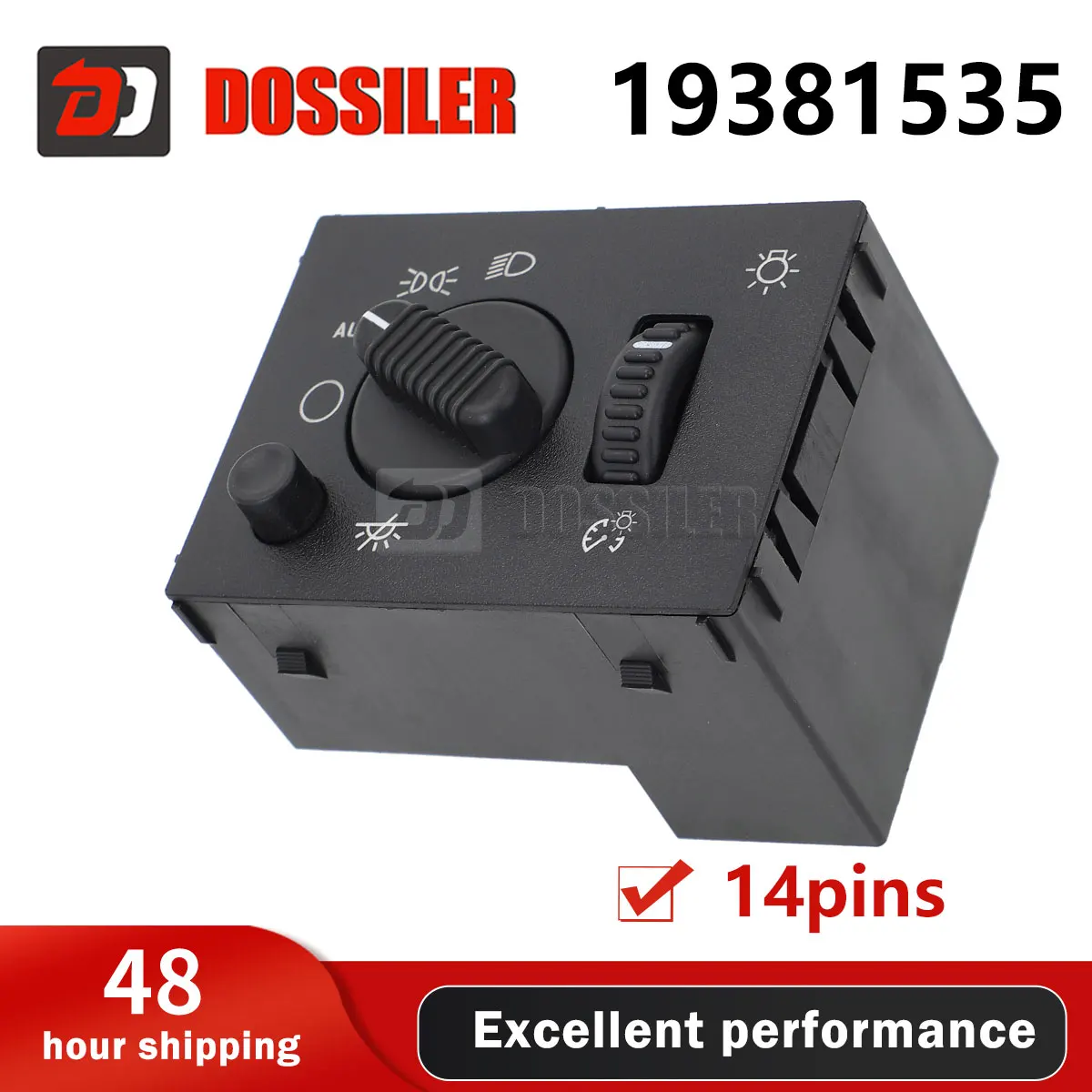 

19381535 Dossiler Dome Lamp Switch Headlight Headlamp Dimmer Switch For Chevy Silverado GMC Yukon For Hummer H2 2003-07 15194803