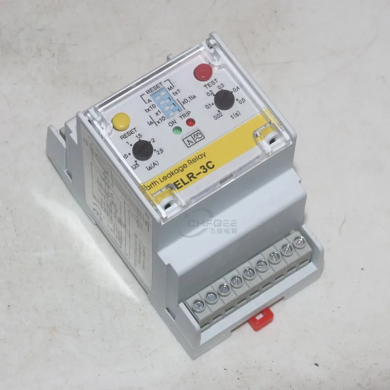 Grounded Leakage Protection Relay ELR-3C Zero Sequence Current Detection Instrument Overcurrent Program Control Instrument