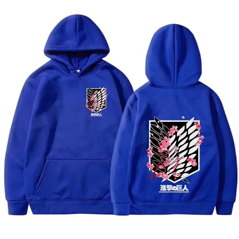 2024 Spring Autumn New Hoody Anime Hoodie Men's Fashion Warm Sweatshirt Graphical Printed Hip Hop Hoodies Casual Streetwear