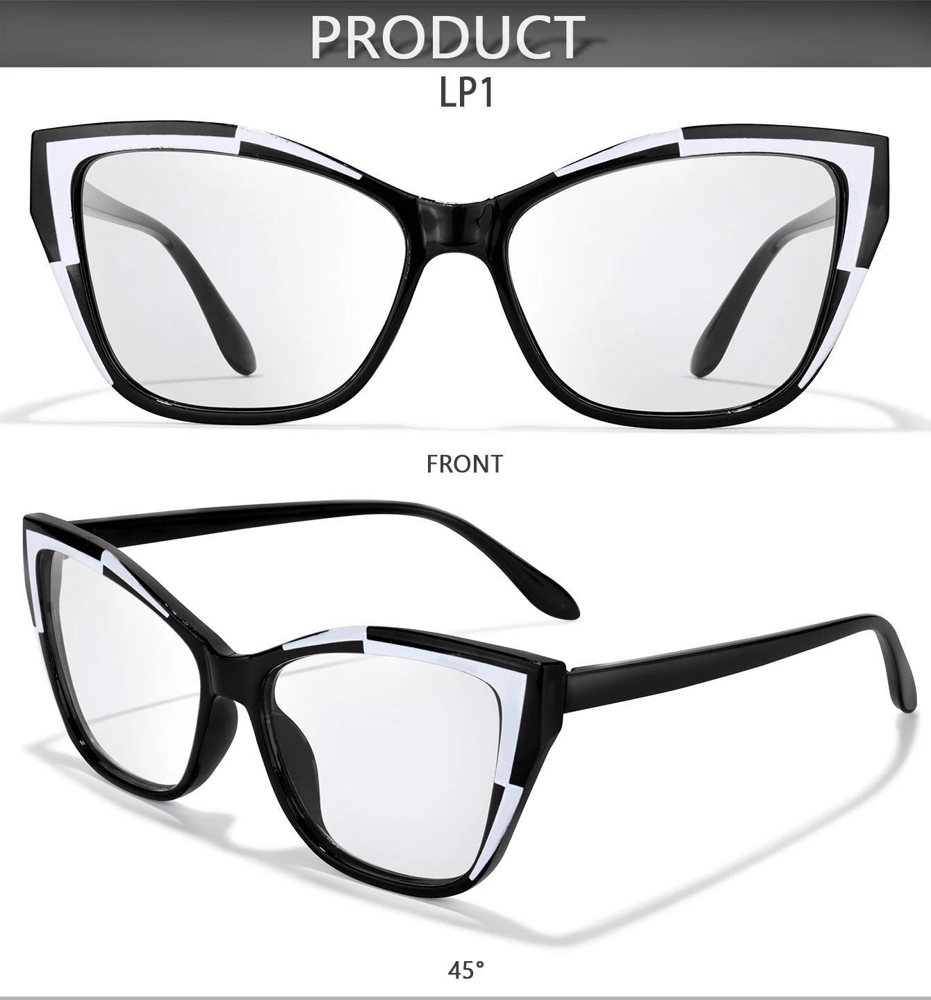 Trendige Cat-Eye-Sonnenbrille Unisex Alltagsbrille Shopping Selfie Party Reise Strand Mode-Eyewear – Detail 4