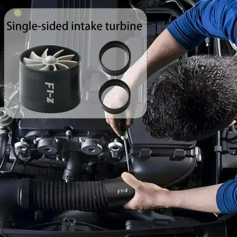 Car Vehicle Turbocharger Double Turbine Turbo Charger Power General Gas Fuel Saver TRD for Vehicle Truck Parts for Rubber Covers