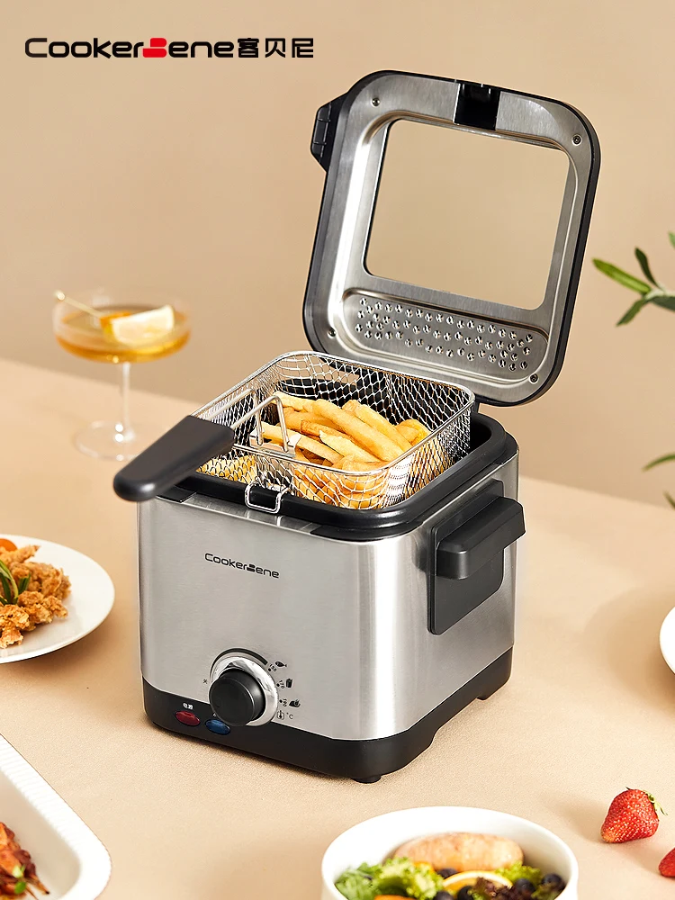 

220V Deep Frying Pan Constant Temperature Machine Electric Pot Fuel-Saving Temperature Control Furnace Hot Pot Bbq Electric