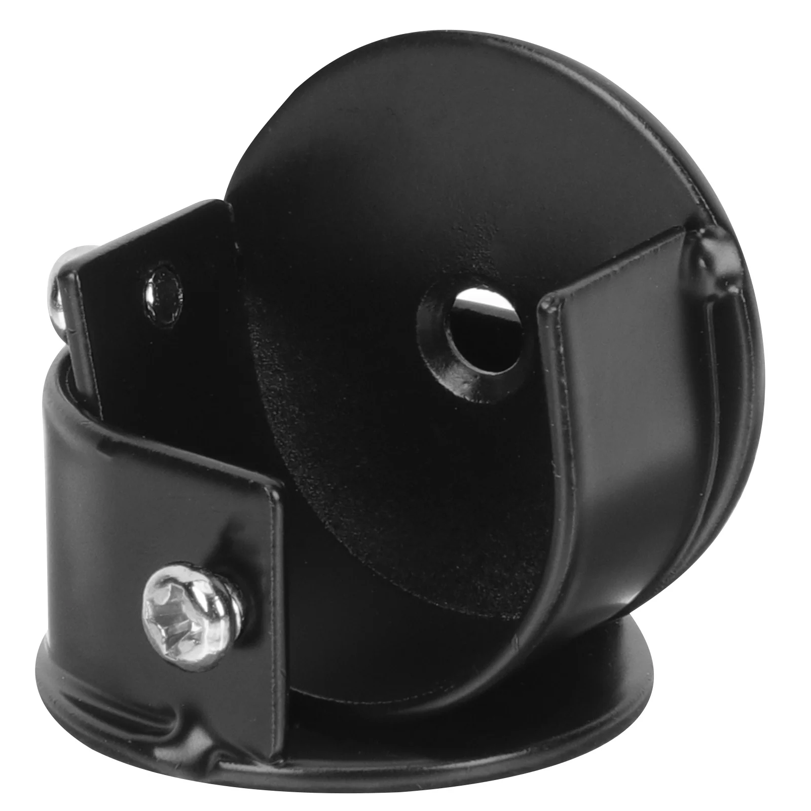 

2Pcs Practical Curtain Rod Brackets High Hardness Alloy Easy Install Home Office Decor Closet Rod Bracket Closet Pole Socket