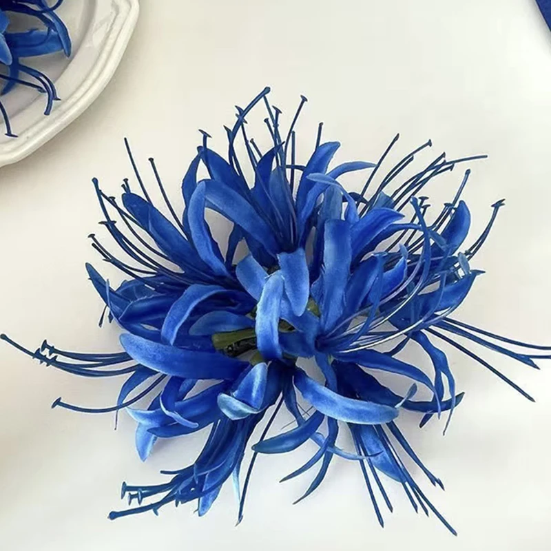 Elegant Fashion Larger Bianan Flower Hairpin Headwear For Women Girls Delicate Side Clip Headband Summer Hair Accessories Gifts