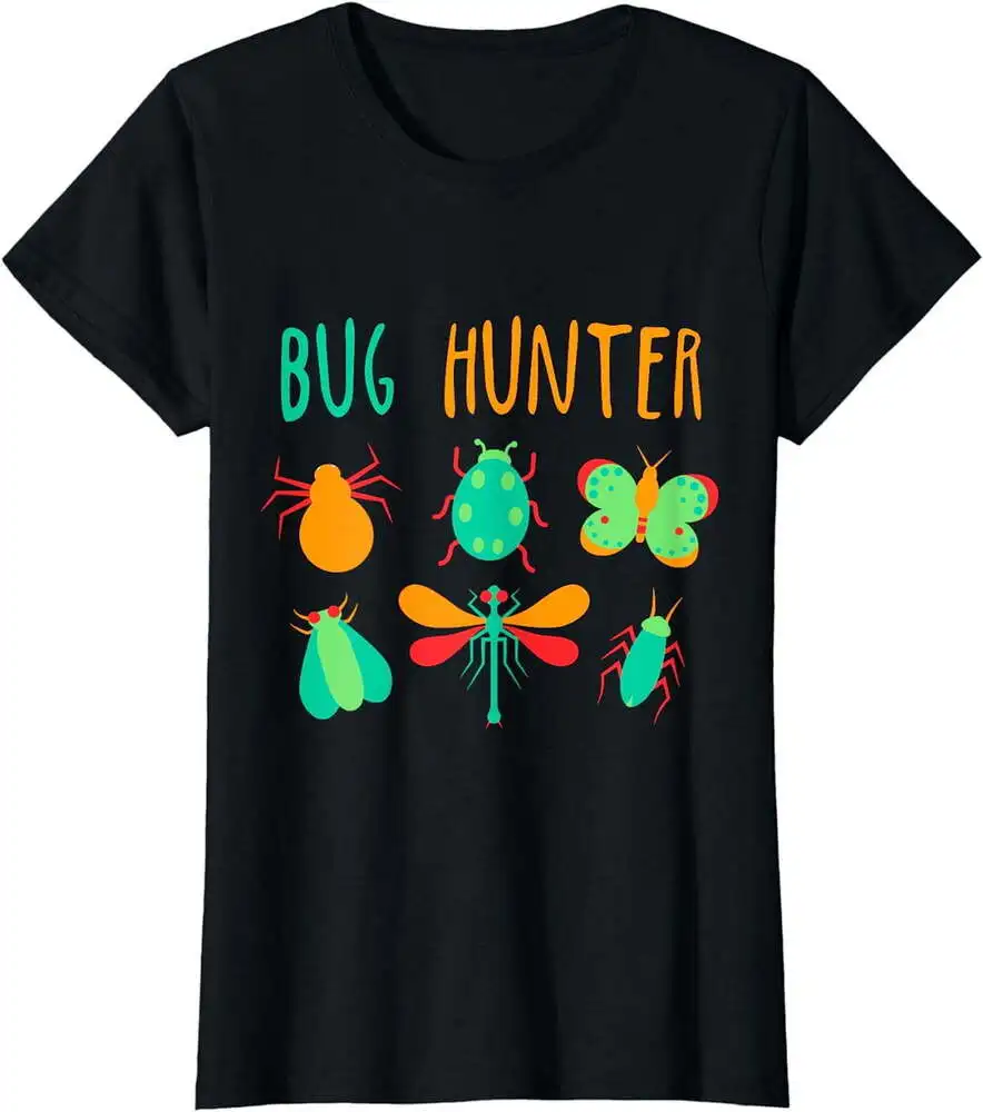 Bug Hunter Insect Lover Gift For Kids - Boys & Girls T-Shirt For Men Clothing Women Short Sleeve Tees New Arrival Unisex Summer