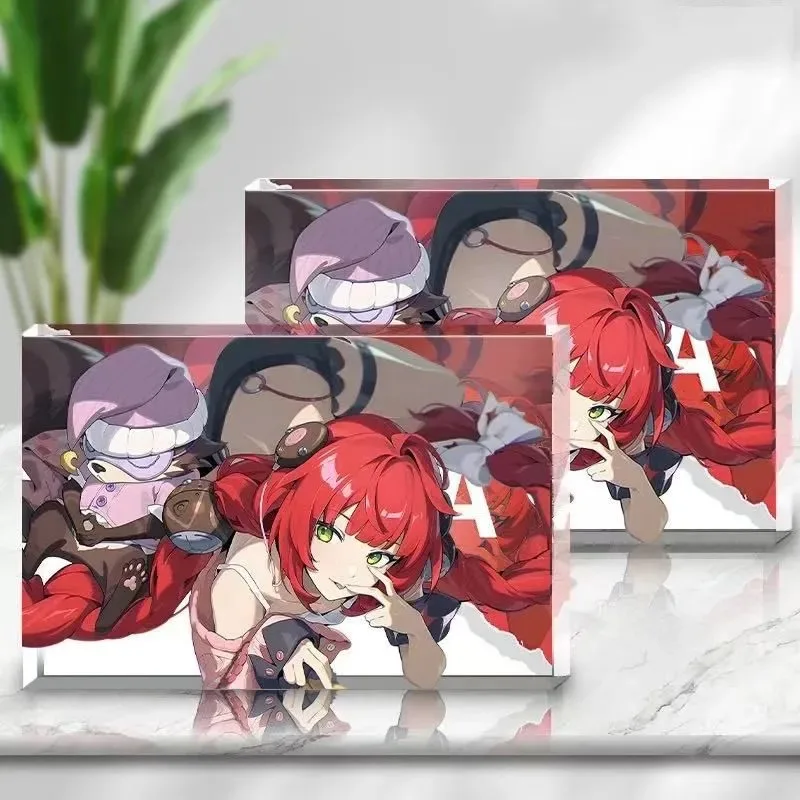 Absolute Zero Floating Wave Pomelo Leaf Alice 높은 투명 아크릴 벽돌 코스프레 스탠드 업 게임 주변 장치