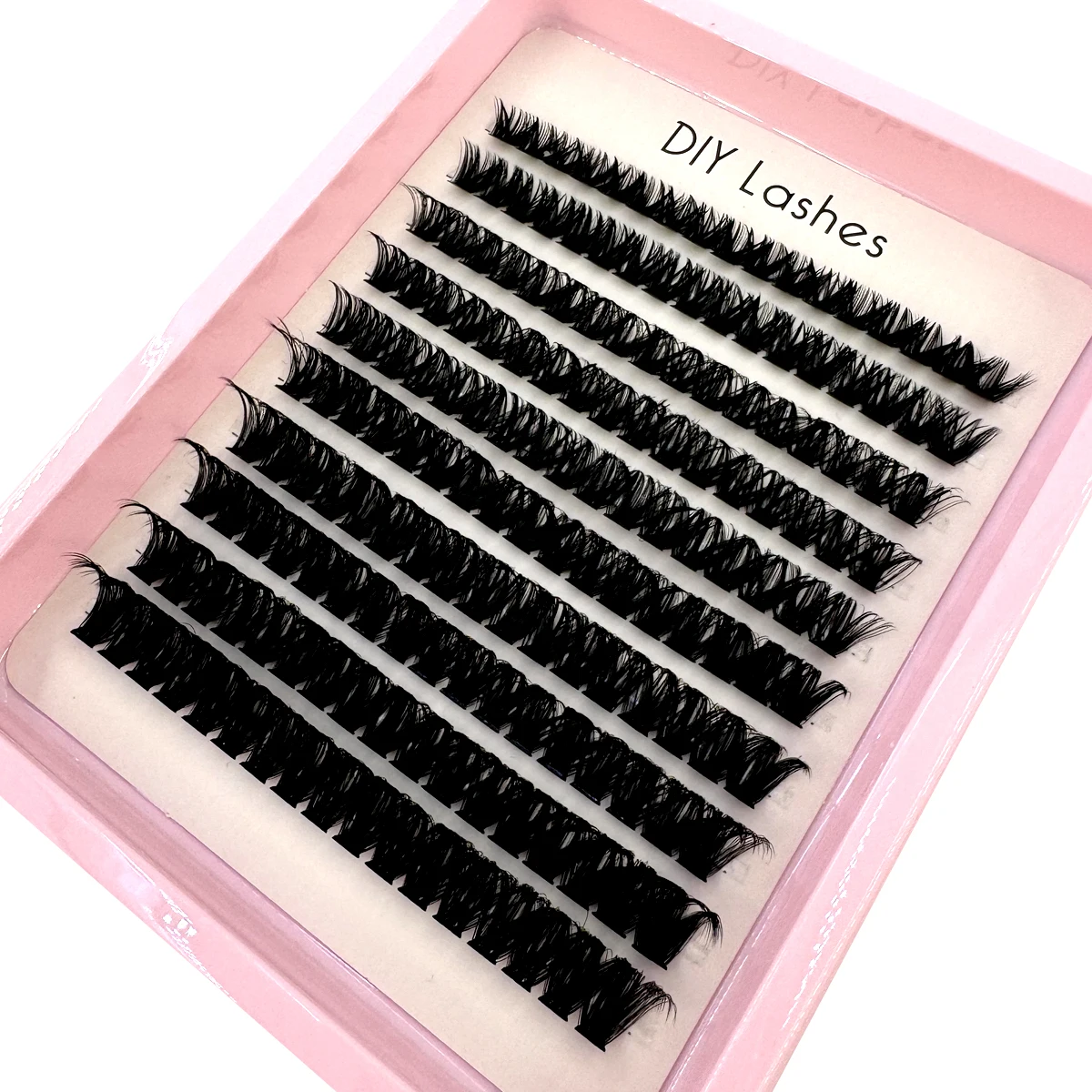 40D-100D つけまつげ 200 バンドルナチュラル拡張 3D ロシアンカールまつげクラスターメイクアップ