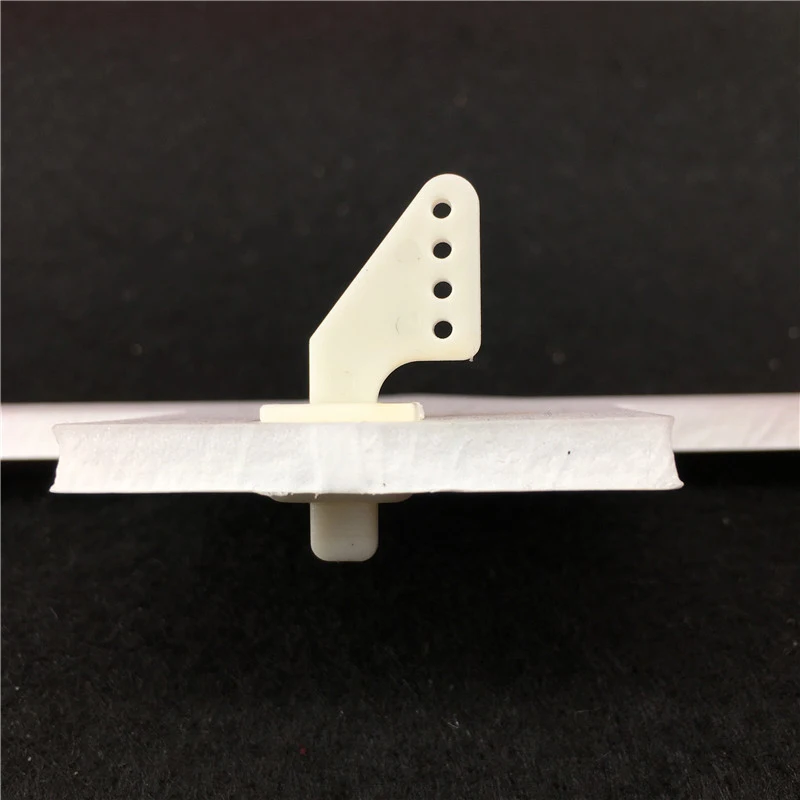 10Sets 21mm Set Rudder Servo Ailerons Elevators For RC Fixed Wing Airplane Medium Lock On Nylon Control Horn And Clevis