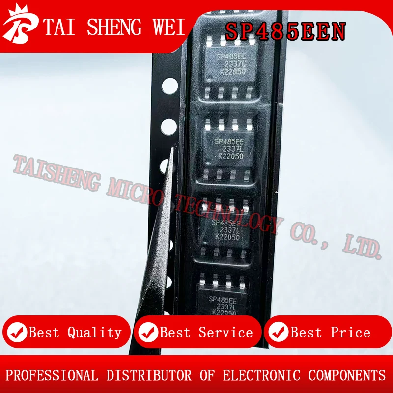 10PCS Brand New SP485EEN-L/TR P485EEN SOIC-8 4.75V-5.25V RS485 Transceiver Chip