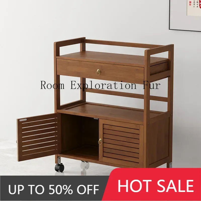 

Auxiliary Car With Wheels Cart Storage Food Serving Cosmetic Helper Trolley Beauty Salon Trolly Professional Household Furniture