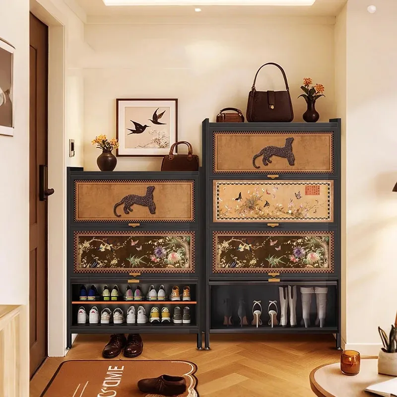 

Large Size Vintage Shoe Rack Interior Entryway Cupboards Space Saving Shoe Rack Storage Room Decor Archivadores Room Decorations