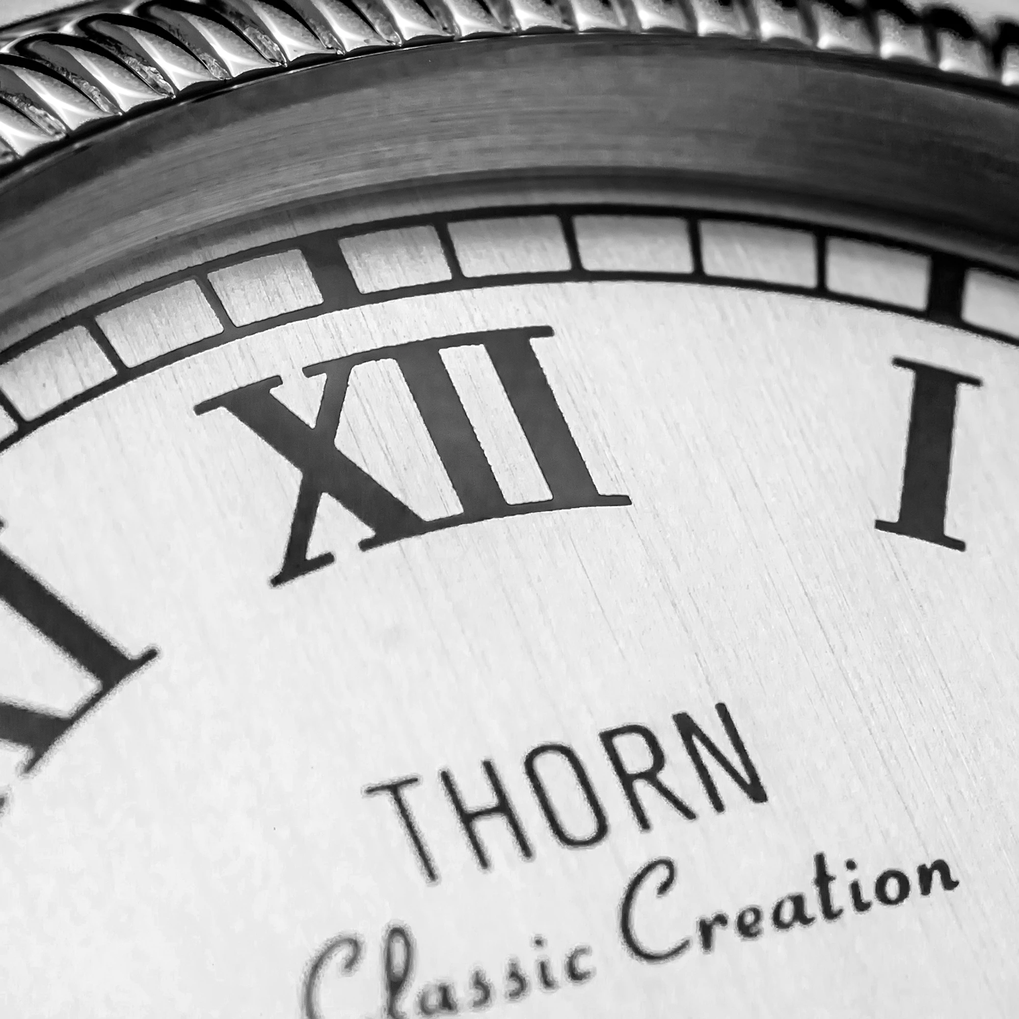 【T002】THORN-Uhr im klassischen Oyster-Stil, antike, kissenförmige Uhr im Retro-Stil, Paaruhr für Herren und Damen – Detail 31