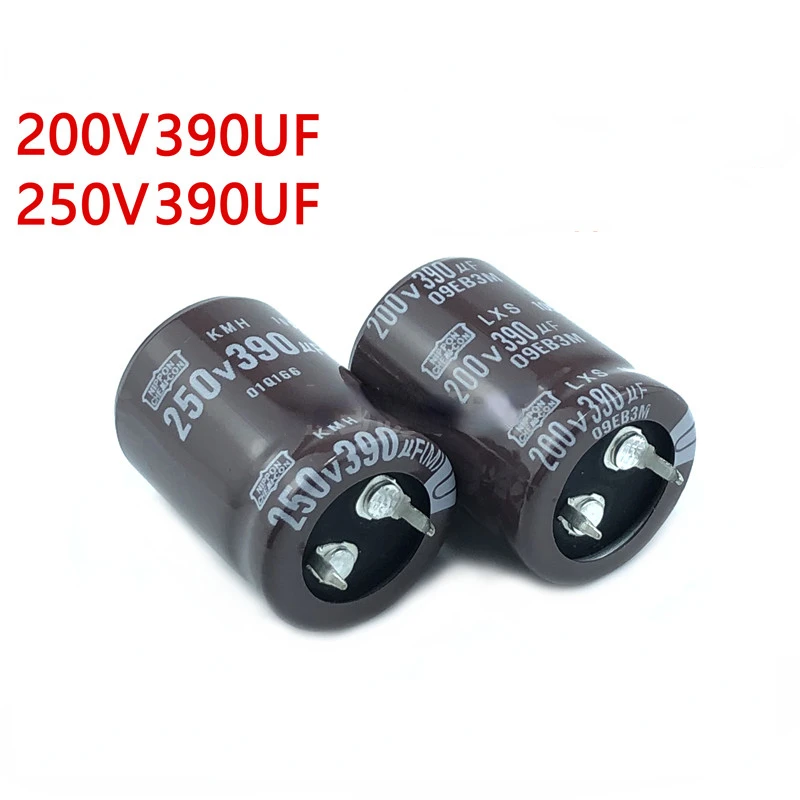 （1pcs）250V390uf capacitor 200V390UF Japan Black Diamond 22x25/30 25X25/30 30X25/30mm