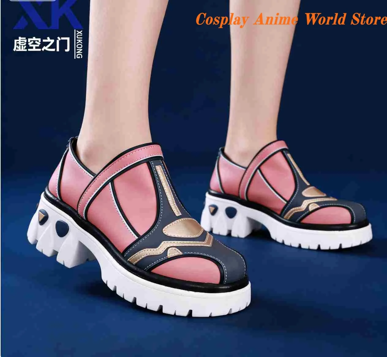 

In stock Genshin Impact Varesa Cosplay Shoes mIHOYO Halloween Party Women Role Play Shoes