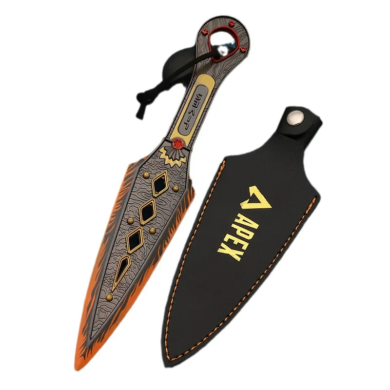22 cm Apex Legend Leuchtende Drehbare Böse Geist Kunai Spiel Peripherie Warith Familie Erbstück Metall Waffen Messer Modell Geschenke Spielzeug