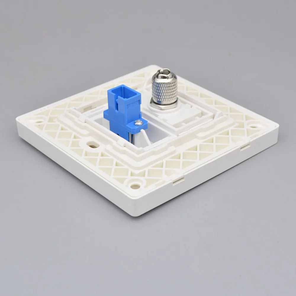 

86 Type Panel Gigabit Ethernet SC Fiber Port+Television Port Panel for Home/Office Network & TV Signal