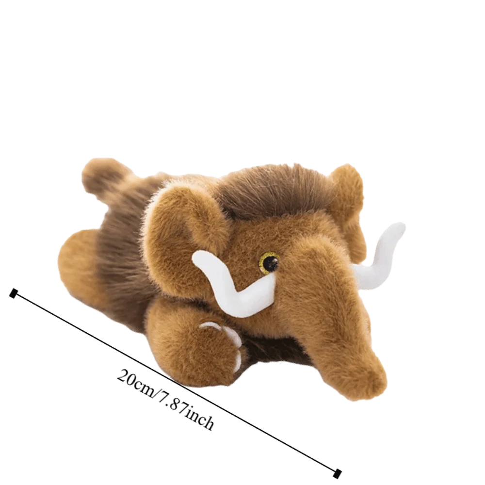 Simulação elefante simulação mamute brinquedos de pelúcia pelúcia pp algodão realista mamute brinquedo de pelúcia animal de pelúcia macio