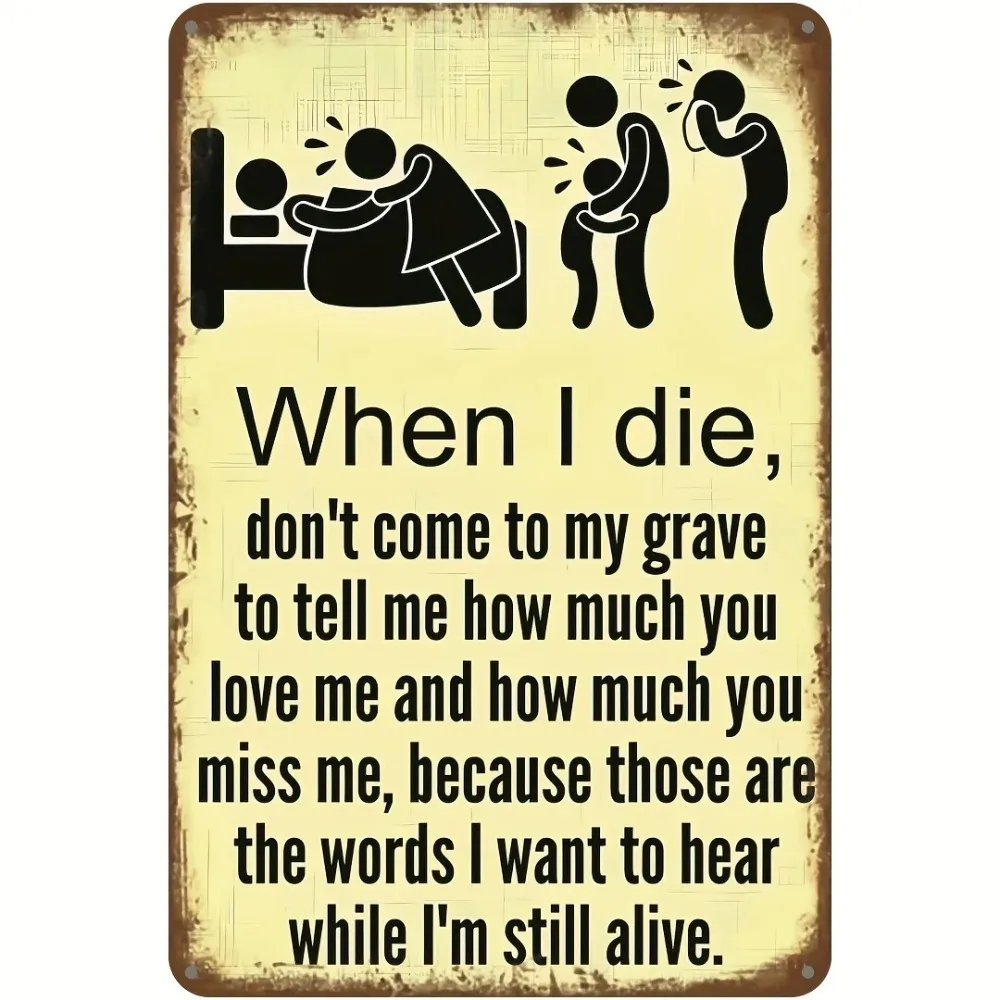 Heartfelt Vintage Metal Sign 
