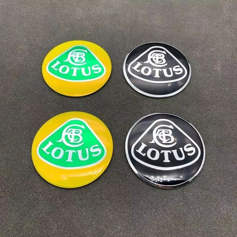 56mm 60mm LOTUS Eletre Emira Car Emblem Wheel Center Hub Cap Auto Rim Refit Dust-proof Badge Covers Sticker Accessories