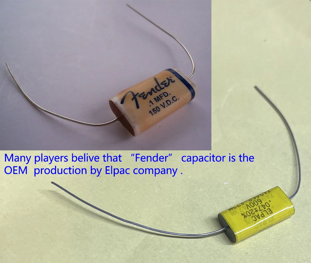 Original Elpac 600V 0.047UF Vintage Orange Tone Cap (Capacitor) For Electric Guitar
