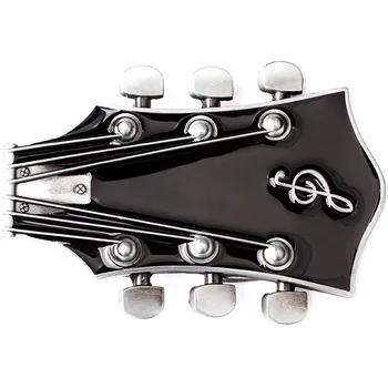 Cheapify Dropshipping Luxury Brand Design Cool Guitar Belt Buckles for Men Western Cowboys Fashion Music Hebillas Para Cinturón