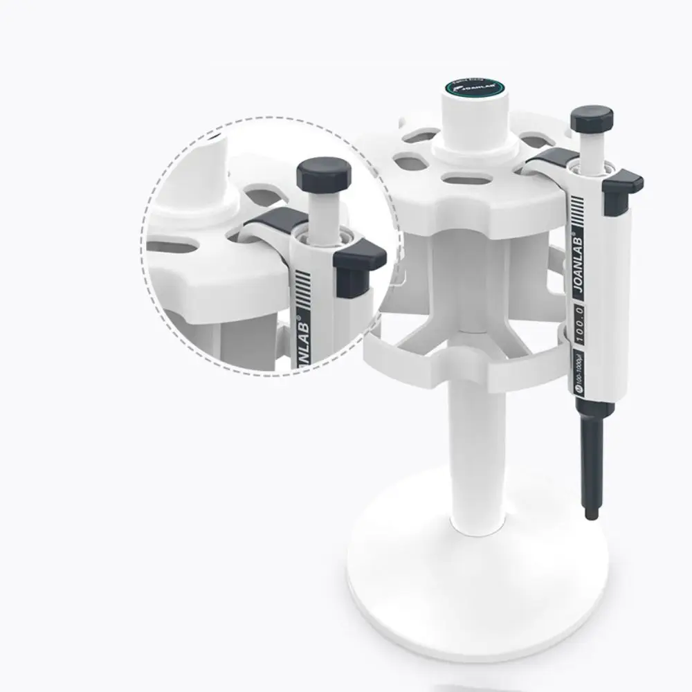 3/6/9 Position Laboratory Pipette Rack Universal 360 Degree Rotation Trapezoid Pipette Stander Save Space Stabilize