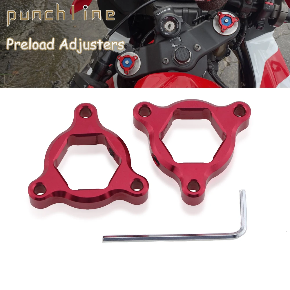 

Fit For TL1000S TL 1000 S 1997-2001 TL 1000 R TL1000R 1998-2003 GSX-R 1100 1995-1998 Suspension Fork Preload Adjusters