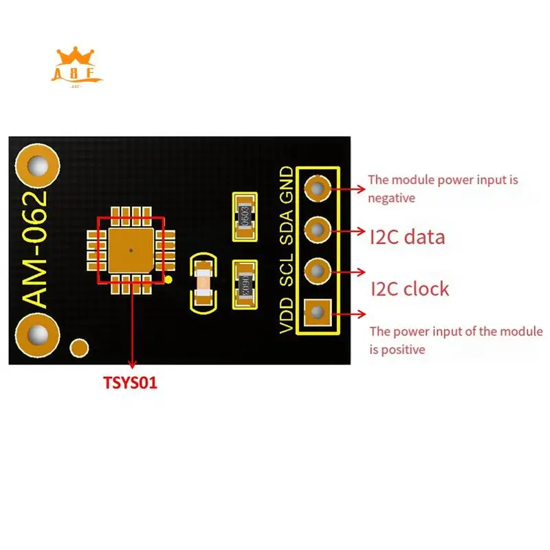 

A08E-TSYS01 Модуль макетной платы датчика интерфейса I2C Многофункциональные портативные аксессуары Запчасти