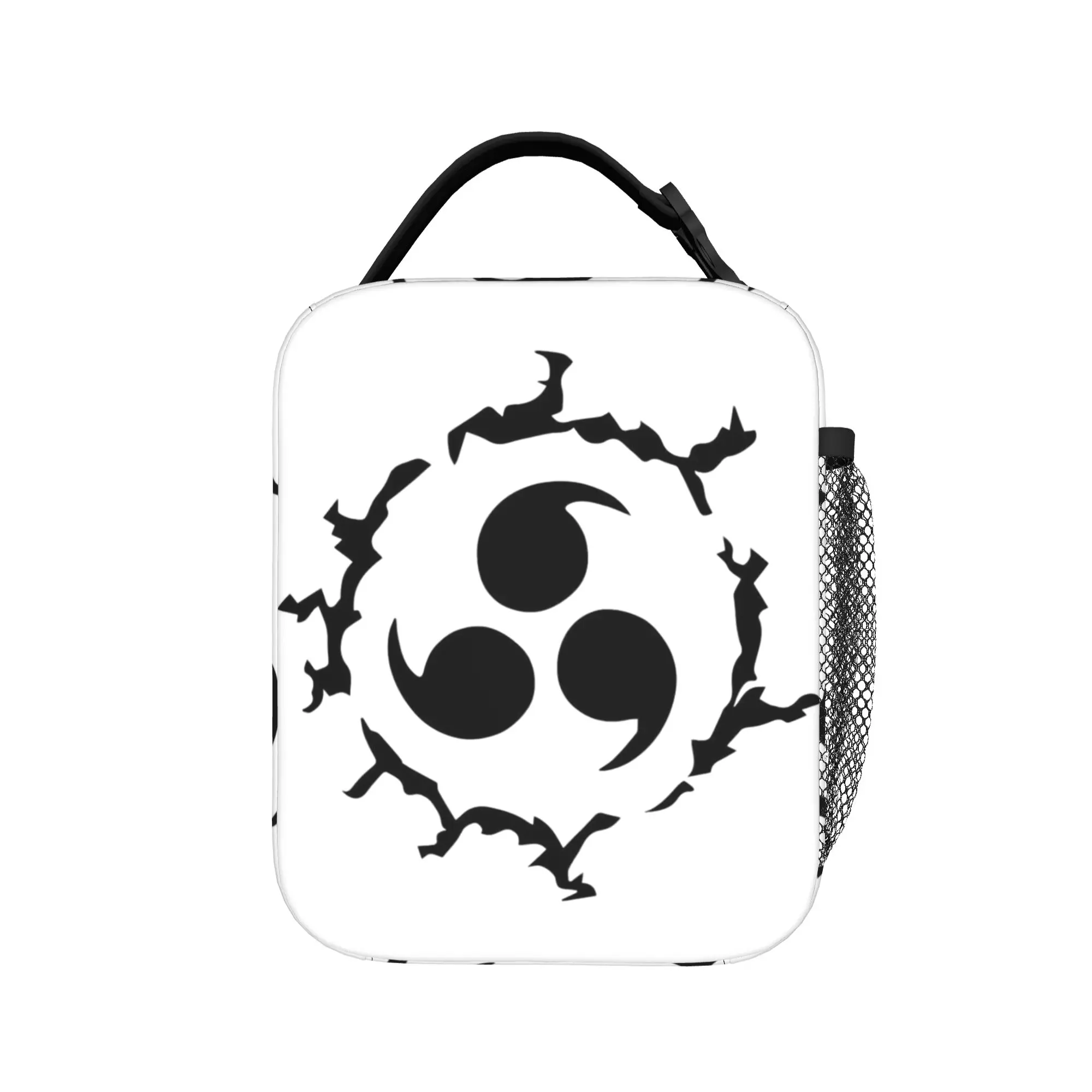 Sasuke's curse mark Narutoes Anime Insulated Lunch Bags Large Reusable Cooler Bag Tote Lunch Box Office  Travel Bento Pouch
