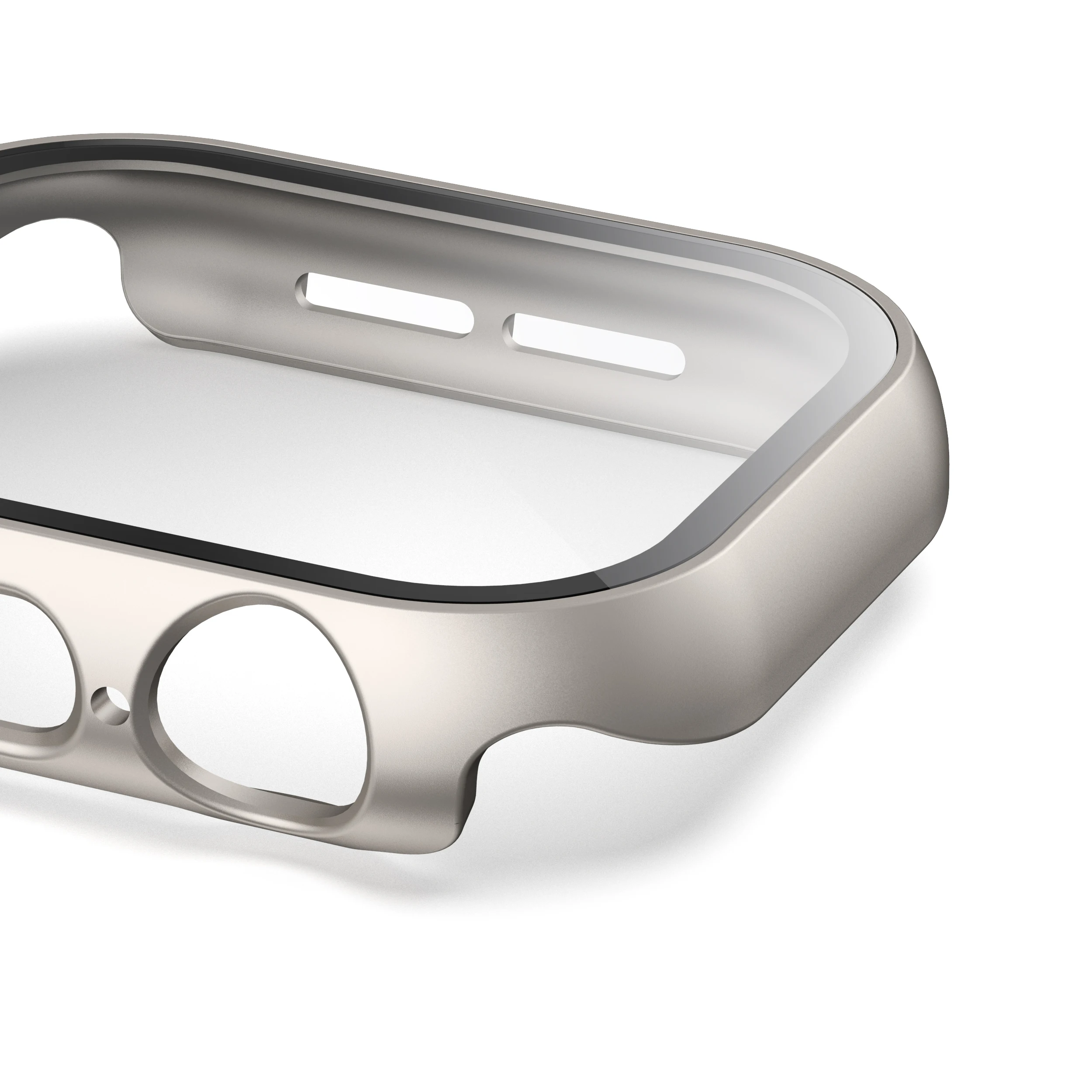 Apple Watch Protective Cover 10 42mm 46mm Matte Hard PC Hollow Bumper Protective Frame Shell Cover+Protective Film 6pcs Set