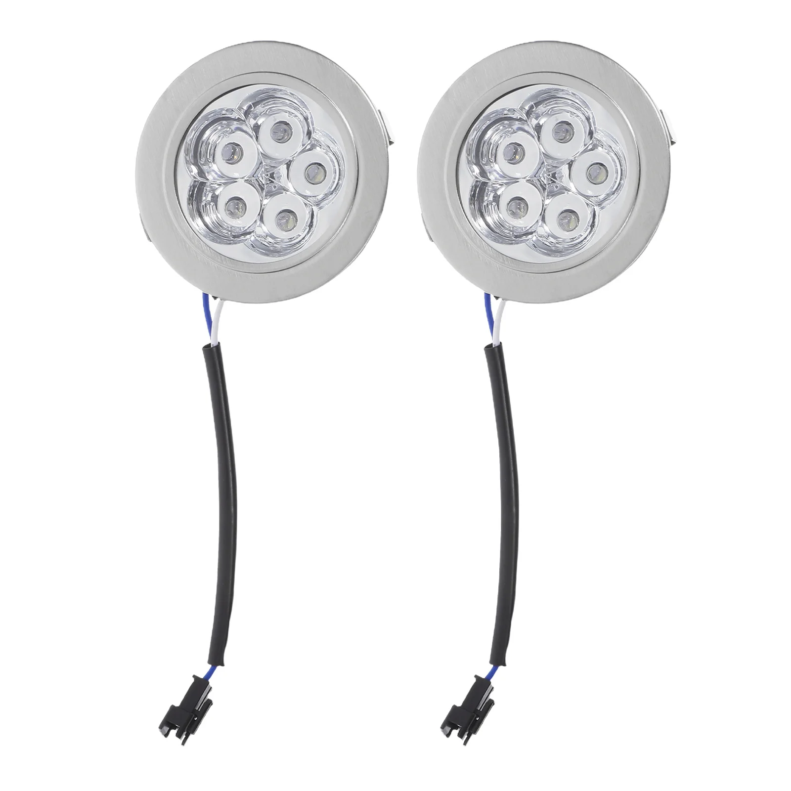 

2pcs Led Kitchen Light Bulbs Recessed Range Hood Lighting Replacement High Brightness Low Energy Consumption Durable Iron Abs