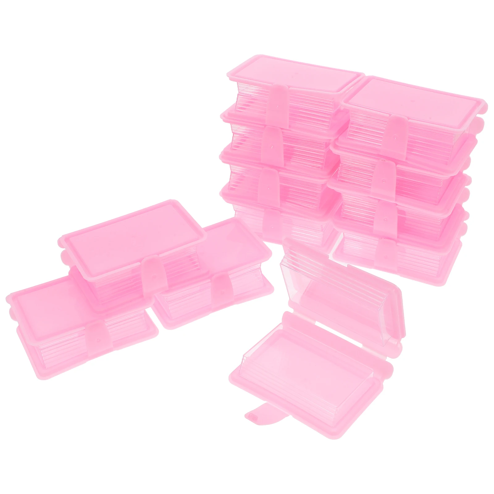 

12 Pcs Boxes C Portable Clear Plastic Storage Jewelry Cases Treat C ies Packaging Container Packaging Wedding Party