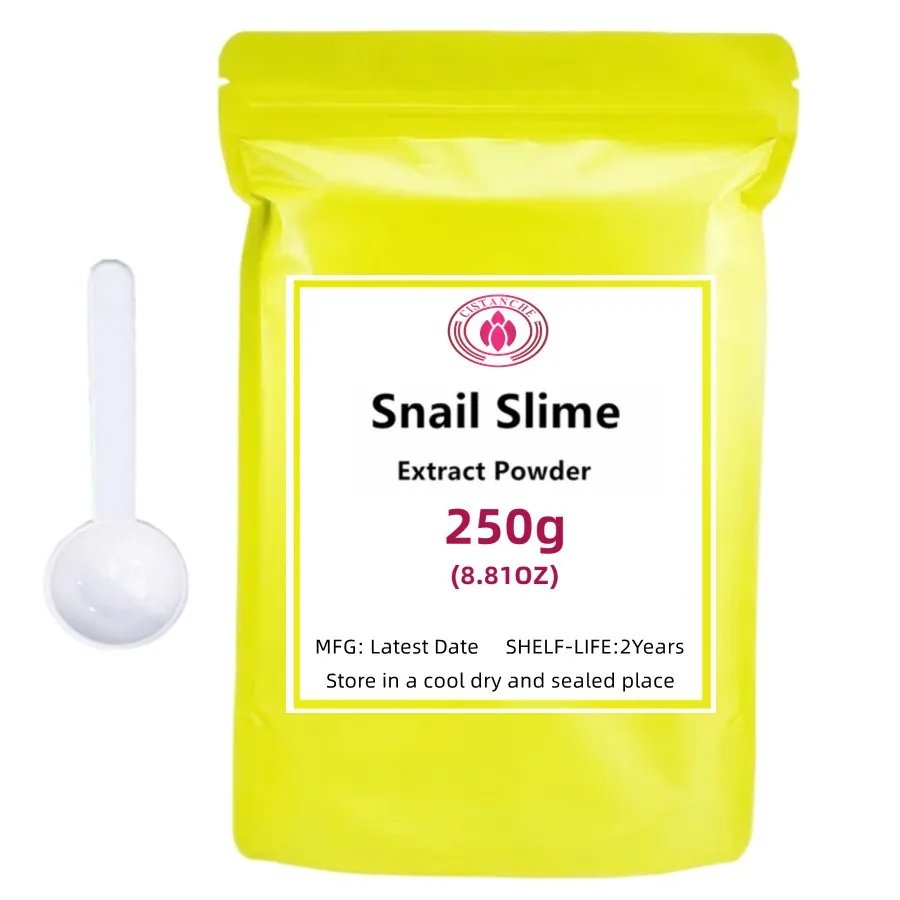 50-1000g Hot Selling Snail Slime Extract Powder /Moisturizing Skin Whitening and Smooth Anti Aging Remove Wrinkles Free shipping