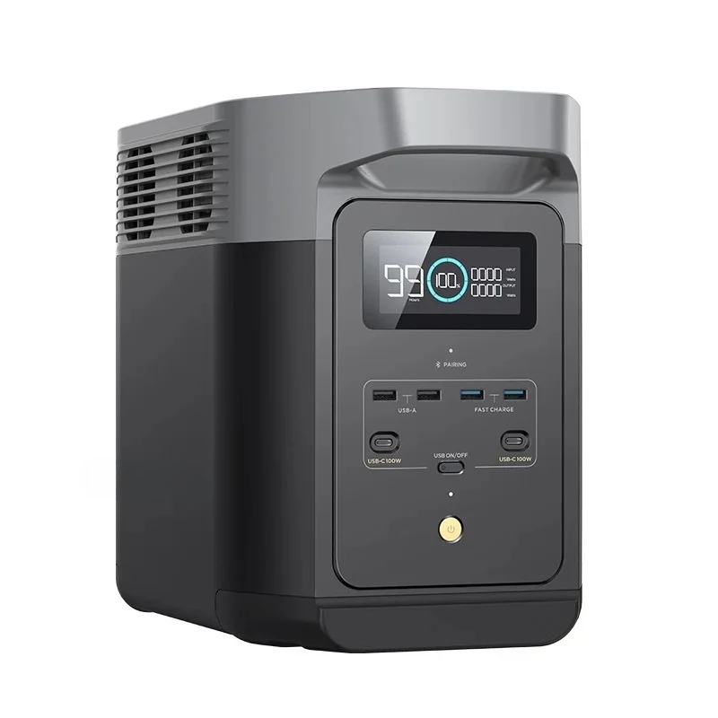 

2 1800W Rechargeable Portable Power Station for Camping Household Backup Portable Power Distribution Equipment