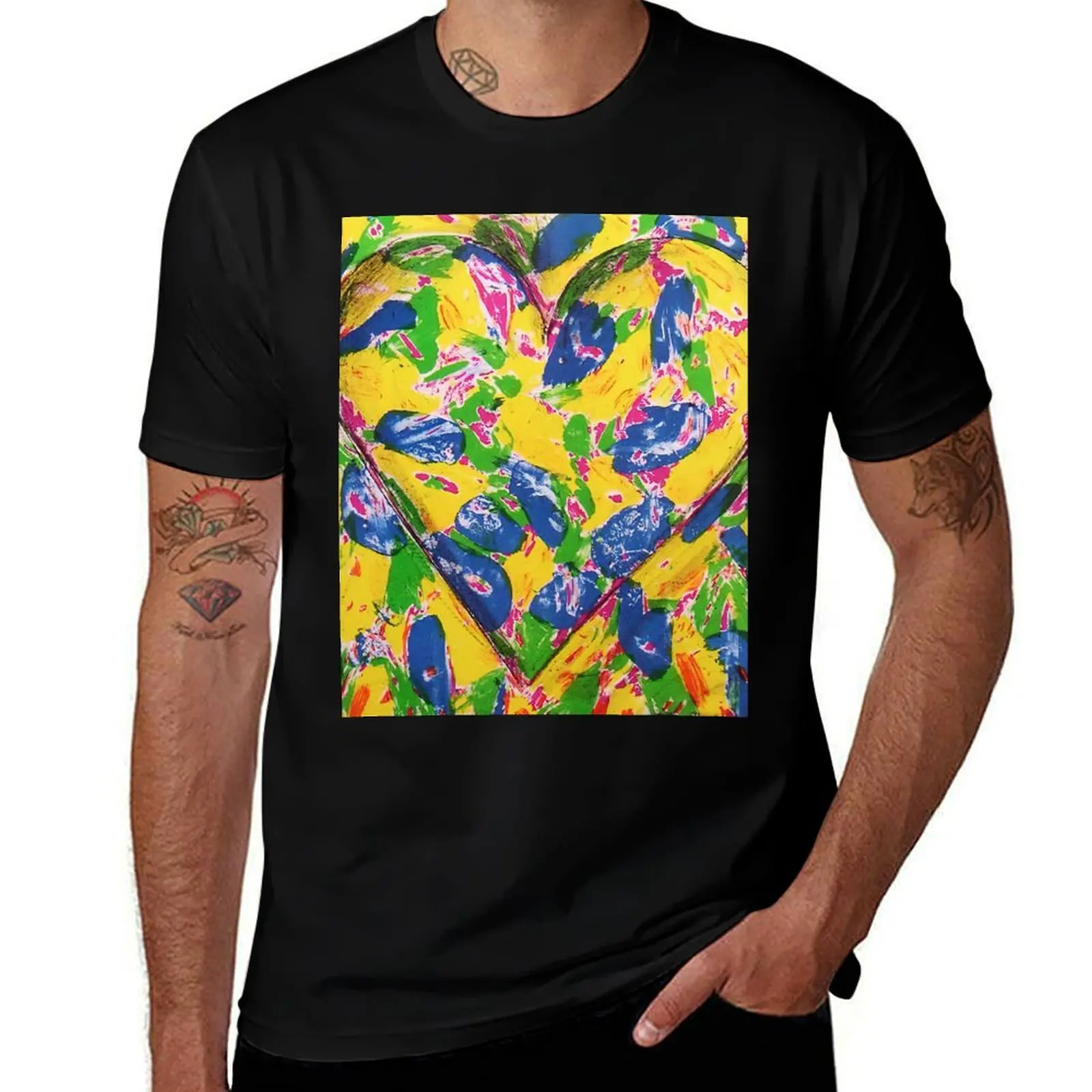 Jim Dine T-Shirt Quick Dry Sports Short Sleeve Tee T-Shirt