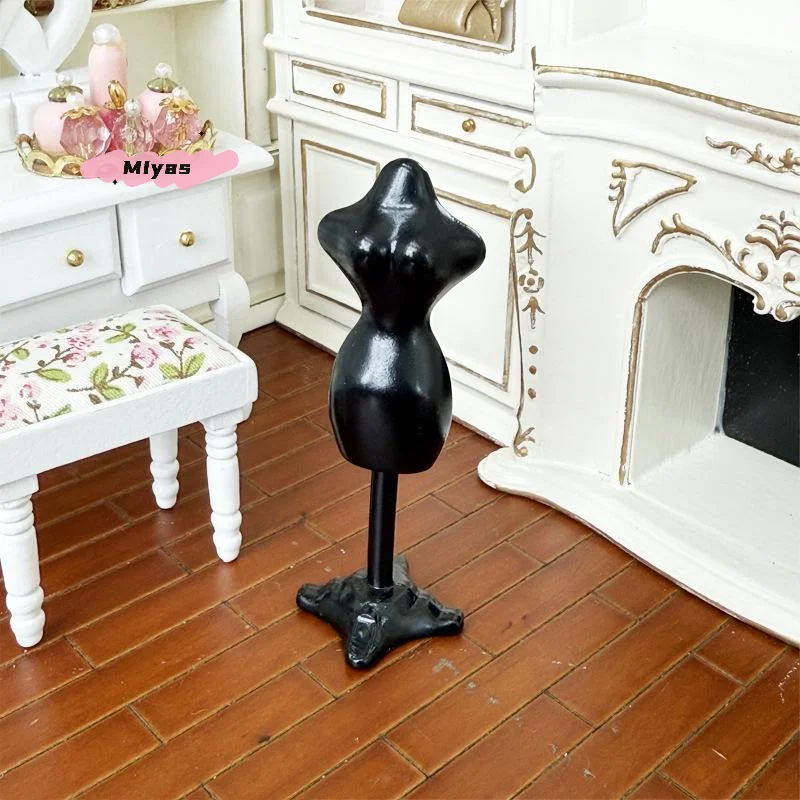 

Miniature Mannequin Stand for 1/12 Dollhouse Sewing Scene Accessory Micro Landscape Ornament Kids Pretend Play Toy Gift