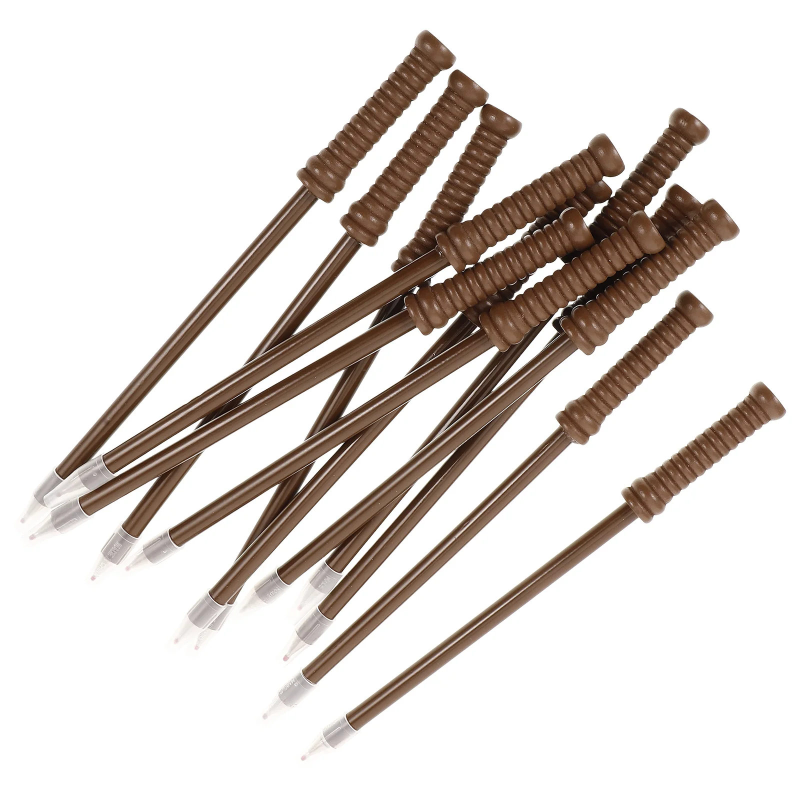

12pcs Halloween Wand Ballpoint Novelty Shaped Pens Smooth Writing Pens For Party Office Supplies Greeting Cards