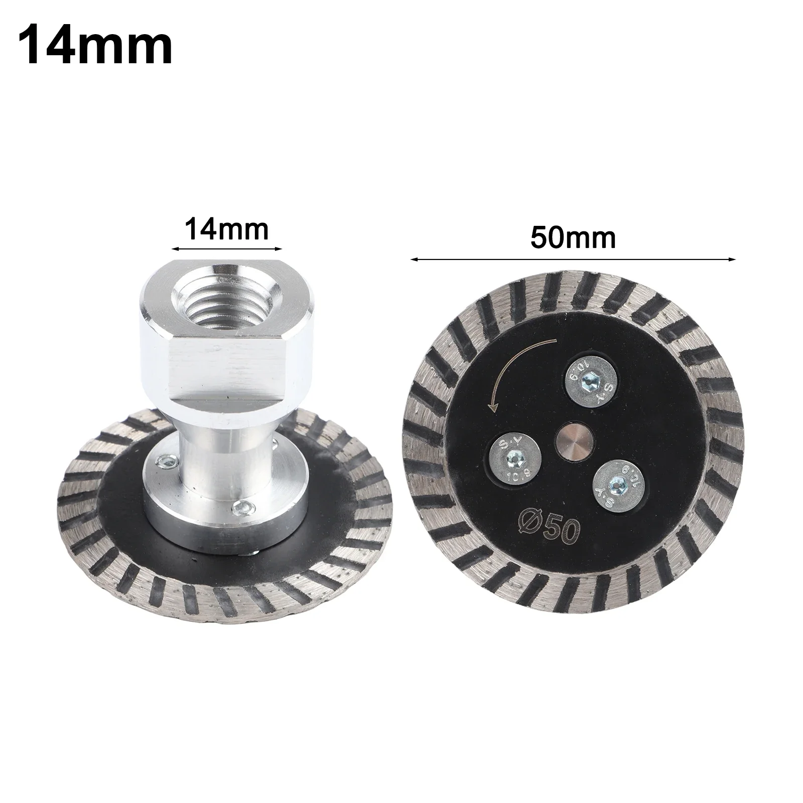 Precision Cutting Tool Accessory As Pictures Show Circular Saw Blade Emery Material 50mm Diameter Suitable For Granite