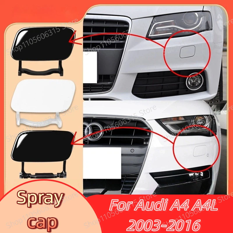 Applicable to 03-16 Audi A4L headlight wash cover a4 bumper headlight water spray cover front bar trim cover