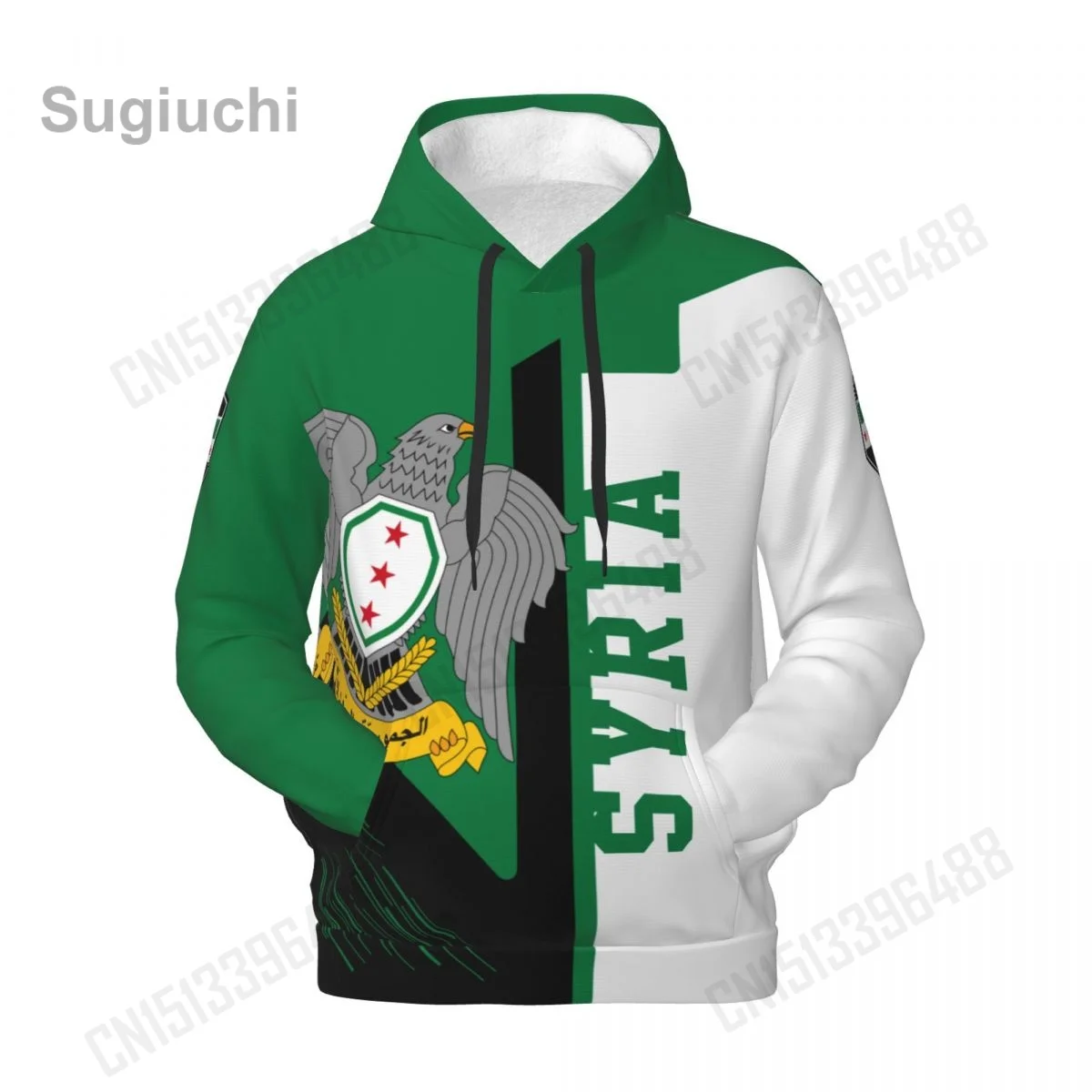 2025 Syria 1932 66 3D Fleece Hoodie Poliéster Quente Com Bolso Super Macio Homens Mulheres Moletom Unissex Pulôver Hoodies