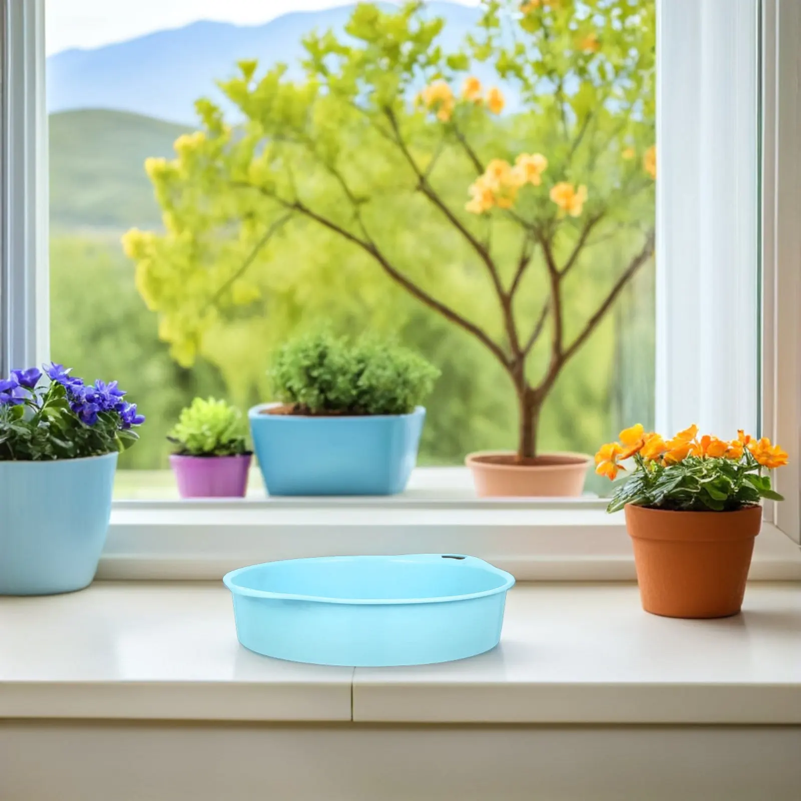 

Набор из 2 пластиковых сит для просеивания почвы: садовое сито для бонсай, компоста, песка, камней, гравия