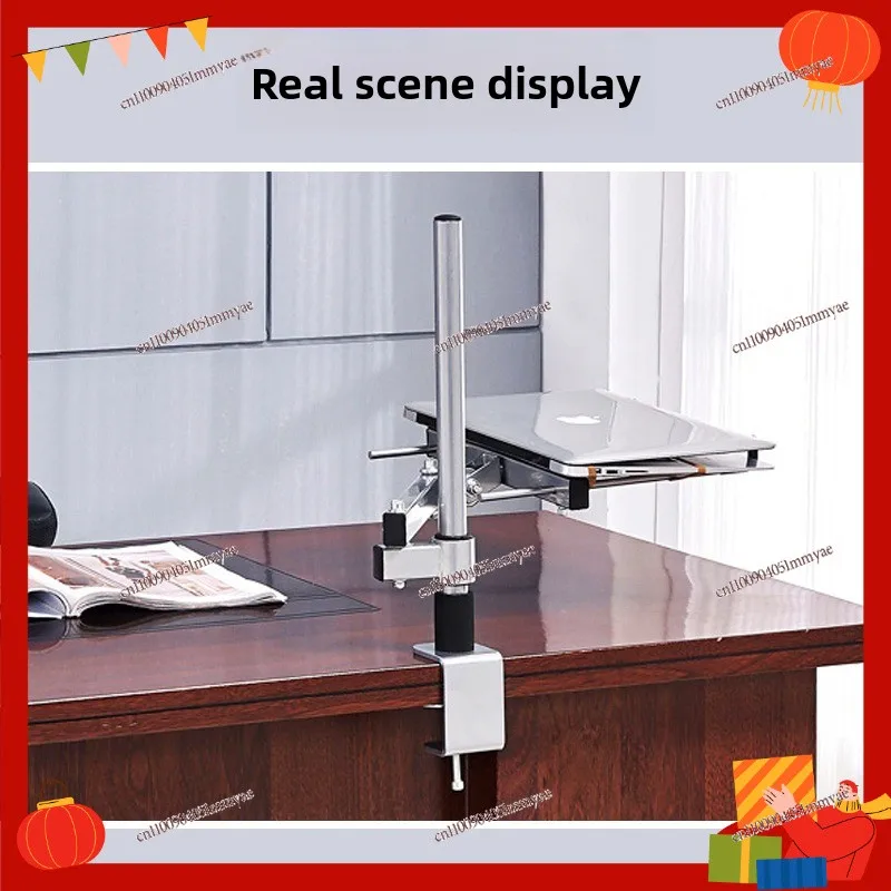 Desktop Anti-cervical Spine Lifting and Cooling Laptop Bracket Dormitory Bedside Lazy Folding Tablet Bracket