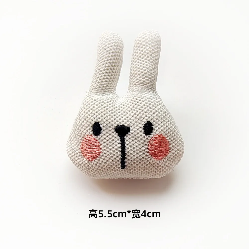 10pcs Cartoon cotton rabbit  dolls  patch  Padded Patches Appliques For Clothes Sewing Supplies DIY Hair Decoration 10pcs/lot