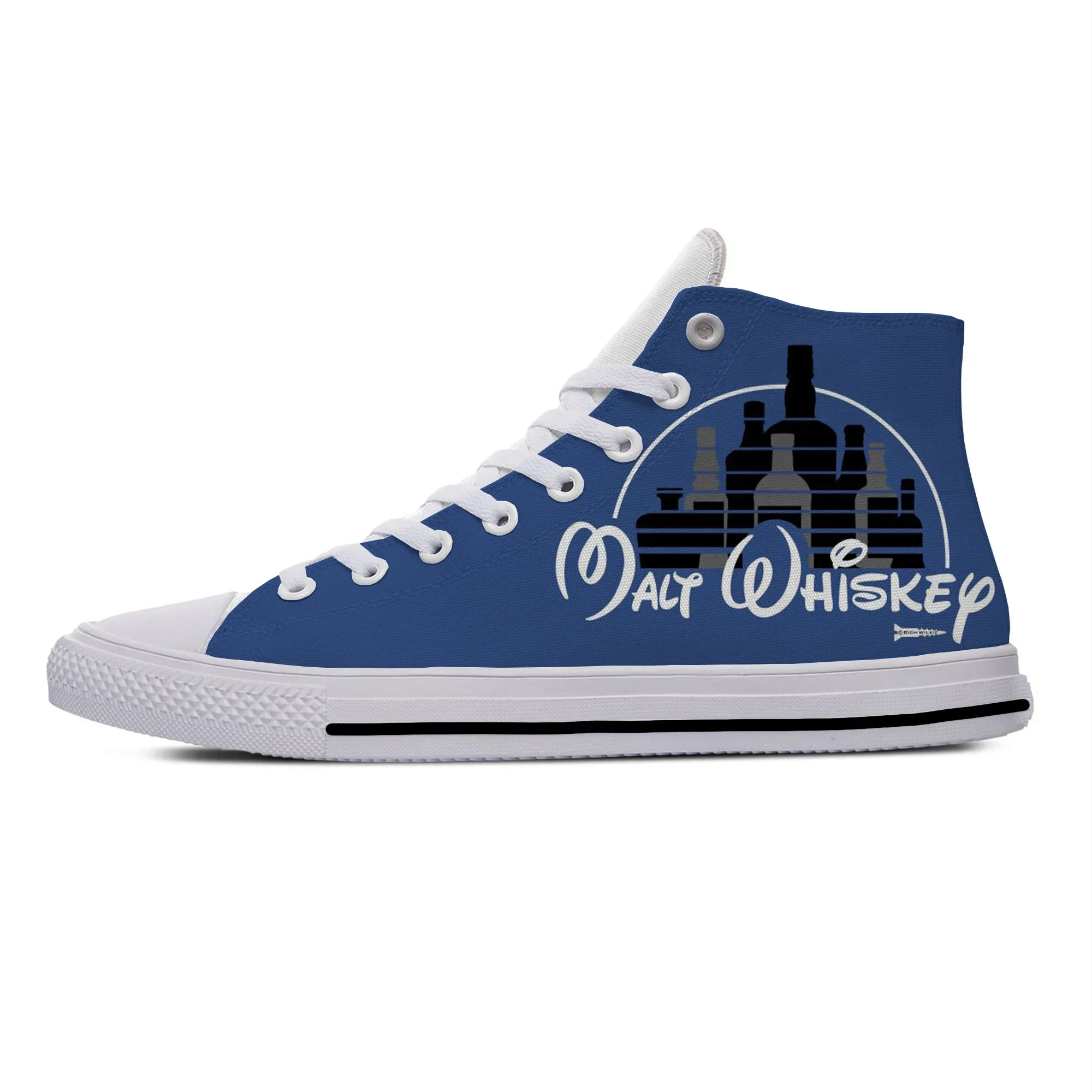 Malt Whiskey Alcohol Drunk Funny Fashion Board Shoes Popular High Top Lightweight Hot Casual Shoes Breathable Men Women Sneakers - view 6