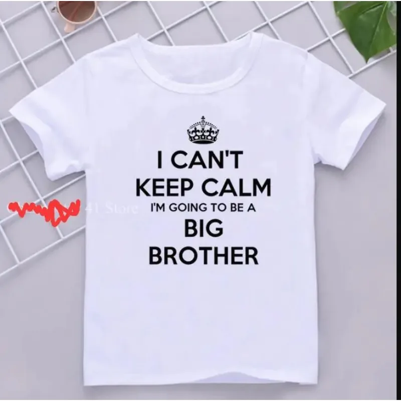 Ich werde ein großer Bruder sein neue Kinder Jungen T-Shirt Kinder Bruder passende Kleidung Schwangerschaft Ankündigung Top-Outfits