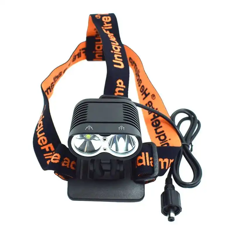 WasaFire 2* XM-L2 Bike Light 5000LM Bicycle Front Light MTB Head Lamp Outdoor Cycling Headlight + 8800mAh 18650 Battery Pack